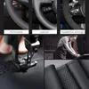 Stuurwielafdekking voor KIA K3 K2 K5 K4 FCRTE Sportage Cerato Cadenza Rood Zwart Lederen Grip Auto Parts Interieur Accessoires