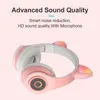 B39 Wireless LED Cat Ear Bluetooth hörlurar Novelty Buller Avbrytande hörlurar för barn iPhone Android Cell Phone iPad iPod Earpho7245358