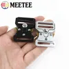 Meetee Metall-Schnellverschlussschnallen für Gurtband, taktische Gürtelsicherheit, starke Haken, Clips, DIY-Outdoor-Gepäckzubehör