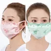韓国のレースマスクの女性の夏の薄い日焼け止め二重層純粋な綿のメッシュ通気性サンシェード洗える7ufg720