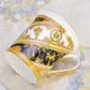 コーヒーティーハンドル用の細かい磁器マグカップ本物の金プラチナラグジュアリーデザイナーマグカップ8882462