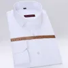 Gestreepte shirts Mannen Korte Mouw Casual Slim Twill Mens Shirt Lange Mouw Zakelijke Werk Mannelijke Camisas Merk Niet Iron Chemise Homme 210524