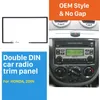 2 DIN Araba Radyo Fasya Honda Fit Jazz DVD Çalar Çerçeve Trim Kiti Dashboard Panel OEM tarzı