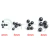 Silicon Carbide Sphere SIC Smoking Terp Pearls 4mm 5mm 6mm 8mm Black Pearl For Fased Edge Quartz Banger Nails Glas Water Bongs Riggar