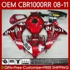 Corpo de OEM para feiras de Honda CBR 1000 CBR1000 RR CC Dark Red 2008-11 60No.163 CBR 1000RR CBR1000RR 08 09 10 11 CBR-1000 1000CC 2009 2009 2011 2011