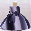 2021 été baptême nouveau-né 1 an anniversaire robe pour bébé fille coloré princesse robes de soirée enfant Costumes 3 6 8 mois G1129