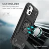 À prova de choque híbrido pc tpu armadura titular do carro ímã defender casos de telefone para iphone 13 pro max moto g stylus 5g anel de dedo cover3041303