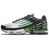 Nike Air Max Tn 3 Tn Plus Tuned Air Kadın Erkek Koşu Ayakkabısı Gri Beyaz Siyah Light Bone Laser Mavi Yeşil Aqua tns Trainers Tn3 Runners Sneakers