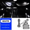 New Ceyes 4pcs Car Ambient Inner Door Bowl maniglia LED Bracciolo Atmosphere Light Lampada decorativa Striscia Auto Corrimano Accessori luce