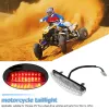 Suhu LED Light Lights Light Illuminazione Moto Tail Brake Light Light Lampada per ATV Quad Kart Universal Cafe Racer Lampade rosse
