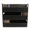 CD DVD Lecteur de disque Boîte de rangement mobile Case Rack Holder Plateau empilable Étagère Espace organisateur Conteneur Pièces électroniques Pouch 210705