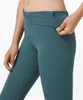 Lu Yoga Pantolon Eğitim Kapsamlı Pantolon Legging Dikişsiz Yüksek Bel Spor Salonu Giymek Tayt Fitness Bayan Açık Pantolon W-Style 25 '' Lycra