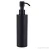 200ml Wall Mounted Bathroom Shower Soap and Lotion Dispenser Bottle Pump Stainless Steel Tower Shampoo Black S30 20 211206