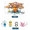 Éclairer les idées de créateurs City The Octopus Octopod Octonauts Doctor Cartoon Building Blocks Modèle Ensembles Kits pour enfants Q0624