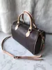 Mode Damen Messenger Reisetasche Klassischer Stil Modetaschen Umhängetaschen Lady Totes Handtaschen Speedy 30 cm mit Goldschloss M41524