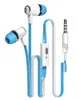 In-Ear Flat Wire Earphones JM21 Bass Earpiece stereo hörlurar med mikrofon buller-avbryta hörlurar för Samsung iPhone Xiaomi