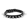 Punk Rock Gothic Choker Vrouwen Mannen PU Lederen Zilveren Kleur Spike Rivet Stud Collar Necklace Statement Party Sieraden