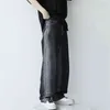 [EAM] Black Denim Casual Do Old Loose High Waist Wide Leg Jeans Loose Women Trousers Fashion Spring Autumn 1DD7632 21512