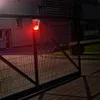 6 LED Solar Alarm Red Lamp Motion Sensor Warning Sound Light Waterproof for Garden Factory Warehouses