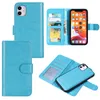 Destacável magnético 2 em 1 wallet Flip casos de couro moldura cartão slot tpu ímã destacável tampa removível para iphone 13 12 mini 11 pro max xr xs x 8 7 plus se2