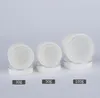 30 50g 100g Bottiglia di vasetto di crema Contenitore per trucco in plastica bianca a doppio strato Contenitore per cosmetici campione in PP, contenitore per maschera vuota SN4317