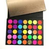 Hele schoonheid cosmetica op maat geen logo 35 kleuren oogschaduwpalet private label make-up oogschaduw glitter oogschaduw mat en 1614711