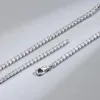 Цепи, продающие изящные ювелирные изделия хип -хопа 925 Серебряное серебряное серебряное ожерелье Циркона 2 мм 3 мм 4 мм кубической цирконии для женщин Men5607315
