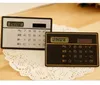 2022 Protable Mini Solar Calculator Pocket Slim Calcolatori con carta di credito Studente Studente Novità Piccolo ufficio Regali