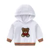 Baby Jungen Mädchen Kleidung Winter Frühling Nette Bär Hoodies Kinder Streifen Pullover Tops Baumwolle Sweatshirt Kinder Kleidung