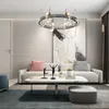 Lampes suspendues cristal Transparent salle à manger lampe nordique 2021 créatif lustre chambre post-moderne minimaliste vie