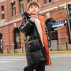 Children Boys kids Winter Coat Jacket Fashion teenager Hooded Parka Wadded Outerwear Thicken Warm Outer Clothing girls clothes 210916