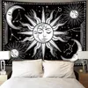 タペストリー太陽とムーンタペストリー星座占星術の謎の壁掛け寝室
