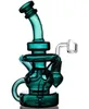 Glass Bong Feb Egg Klein Recycler Oil Rigs Hookahs Smoking Accessories Glass Water Pipe Dab Water Bongs 14mm Banger