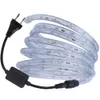 Luz de luz de néon de néon impermeável 220V 110V CA flexível arco-íris tube luzes de corda LED redondo fio de reboque ao ar livre decorativo tira RGB