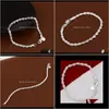 Bracelets de liaison bijoux100 pour cent de haute qualit￩ 8 pouces de long 925 bracelet de cha￮ne de corde torsad￩ Sier DFF0739 Drop Livraison 2021 Hgwai