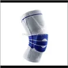 Gomito 1 pezzo Sile Tutore completo per ginocchio Cinturino rotula Supporto mediale Forte protezione da compressione del menisco Cuscinetti sportivi Corsa Basket1 Zpqo 3Gbeo