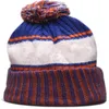 Nieuwste Winter Beanie Gebreide Mutsen Sport Teams Honkbal Voetbal Basketbal Pom-pom Cap Vrouwen Mannen Unisex Mode Warme top Skullies Caps