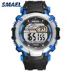 Mens Led Watches Smael Digital Clock Alarm Waterproof Led Sport Male Clock Wristwatches 1620 Top Brand Luxury Sports Watches Men Q0524