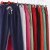 GareMay Pantaloni in lino di cotone per donna Pantaloni larghi Pantaloni casual in tinta unita da donna Harem Plus Size Capri Estate da donna Q0801