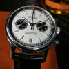 Sugess Mechanical Chronograph Watch 40mm Dial Rostfritt stål äkta Seagull ST1901 SAPPHIRE FÖR MEN HANDLEWATCHES2740