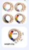 DIY Wood Baby Pacifier Holders Teether Rings infant Food Grade Beech Teething Ring Soothers Chew Toys newborn Round Silicone teeth
