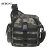 Fishing Tactical Chest Bag Molle Sling Backpack Military Army Shoulder Camping Hiking Bags Travel Outdoor Bag Rucksack XA180A Y0721