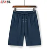 SFABL EST Lato Casual Shorts Męskie Wypoczynek Mężczyzna Oddychający Krótkie spodnie Mężczyzna Mężczyzna Dna z kieszenią 210716