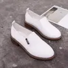 Sukienka buty damskie pompy obuwnicze damskie lato moda kostka oksford skóra casual krótkie buty Slip-on