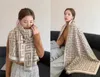 Klassisk Mode Scarf Ny Höst och Vintervärme Cashmere Ladies Mid-Length Sjal A62K 180 * 70cm