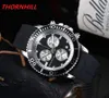 Wysokiej jakości męskie światło nocne zegarek Automatyczny ruch Czarny Gumowy Bransoletka silikonowa Sapphire Szkło Casual Sport Męski Zegarek