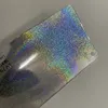 Holographische funkelnde Glitzer-Laser-Vinylfolie, Auto-Wrap-Aufkleber mit Luftblasen, DIY-Verpackungsfolienkleber