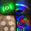 LED -Coaster Cup Holder Mug Stand Light Acrylic Drink Beer Cocktail Glass Färgglada Glow Lights For Bar Party Table Decor5633207