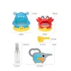 Baby Bath Toy Shark Foam Machine Bubble Blowing room Children Outdoor 210712