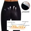 Slimming Pants Neoprene midjetränare Svett Bastu Shaper Women Mage Thermo Leggings Fitness Workout 2112304848438